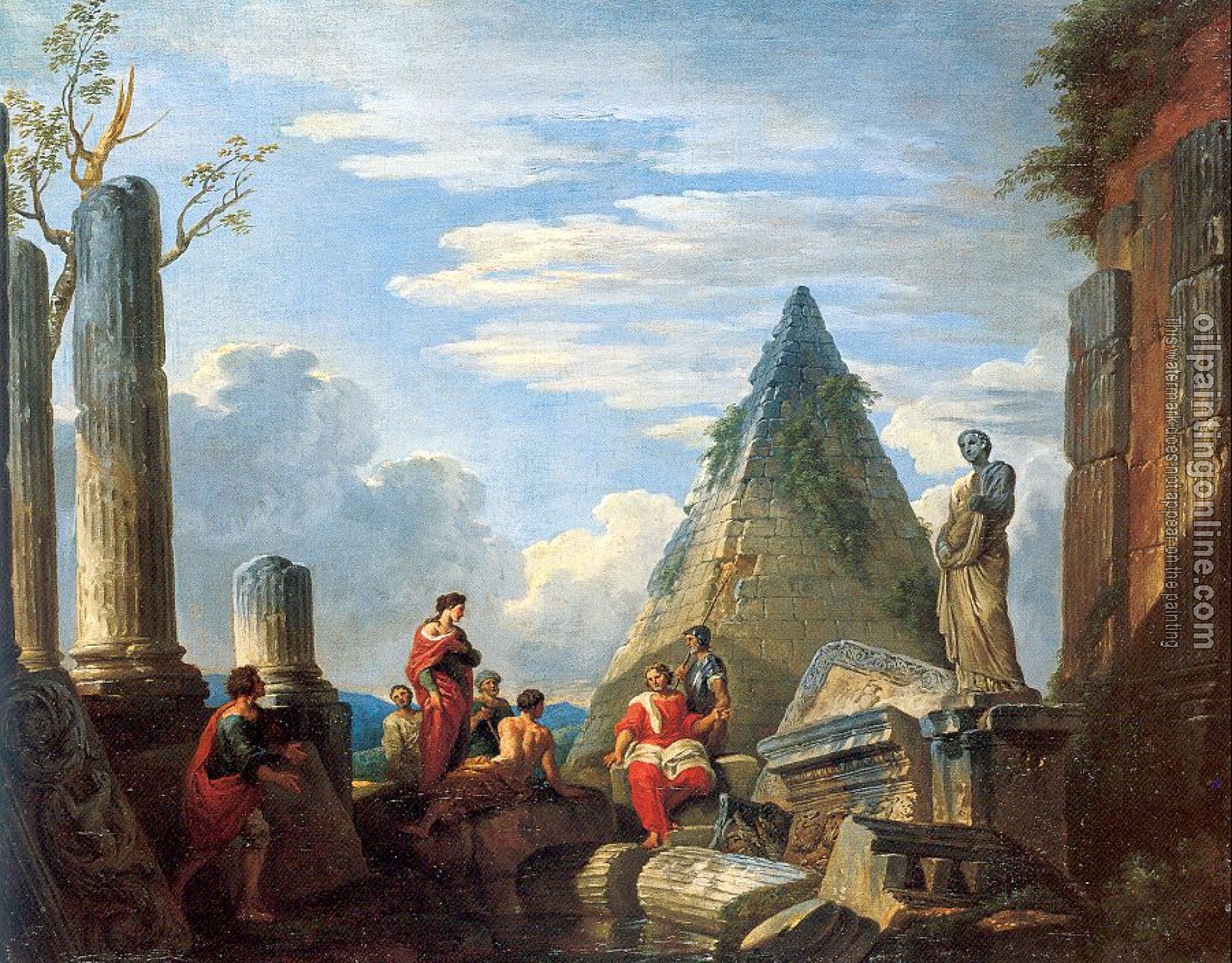 Panini, Giovanni Paolo - Roman Ruins with Figures